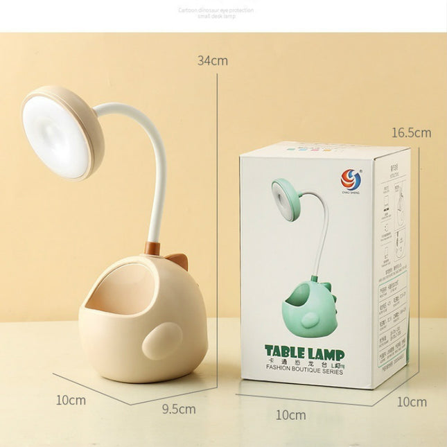 Lámpara de mesita LED forma dinosaurio