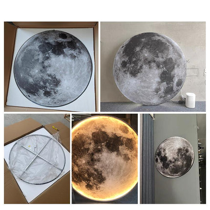 Lámpara de pared LED forma luna