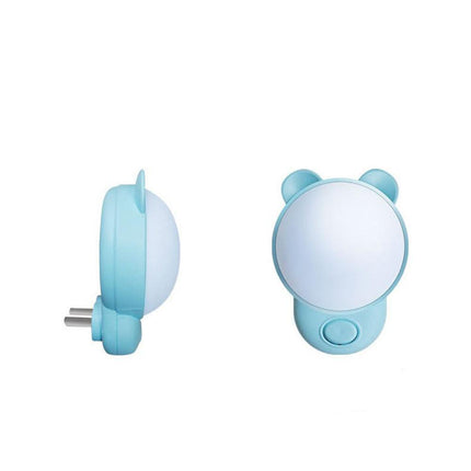 Luz de enchufe infantil osito rosa