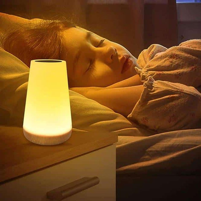 Luz de noche táctil con mando RGB