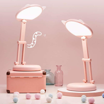 Lámpara de escritorio gato kawaii plegable