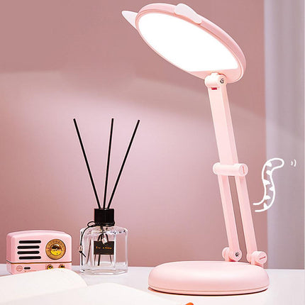 Lámpara de escritorio gato kawaii plegable