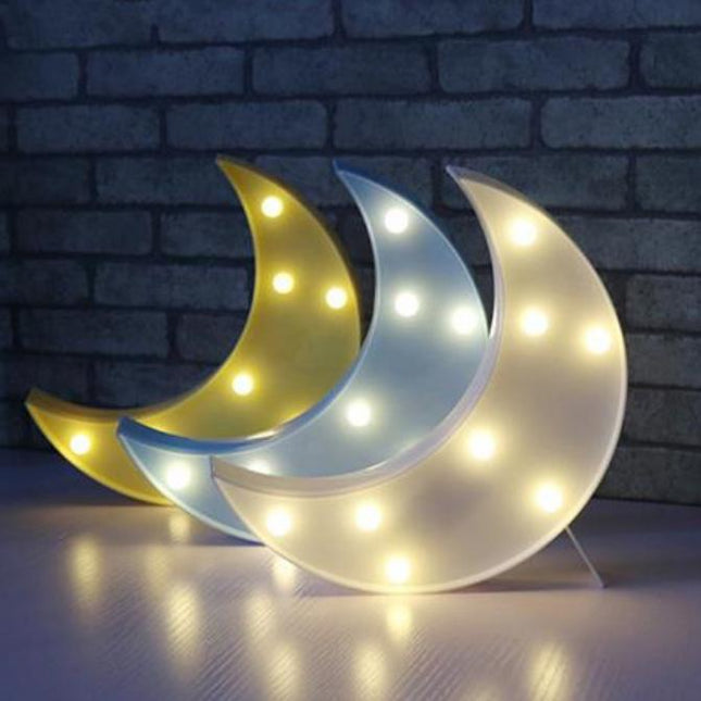 Lámpara de luna LED con luces