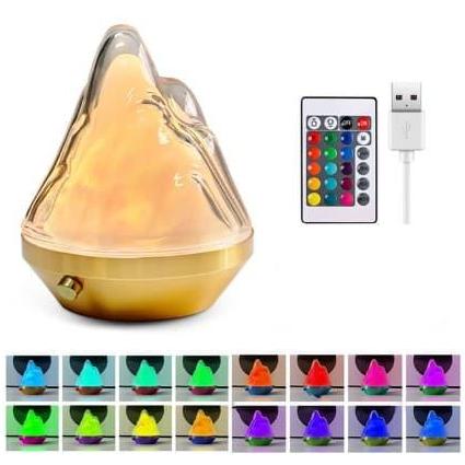 Lámpara de montaña LED 16 colores
