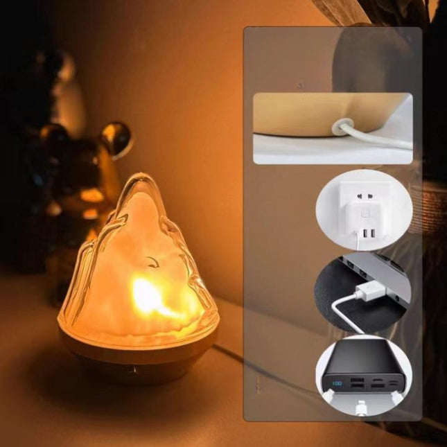 Lámpara de montaña LED 16 colores