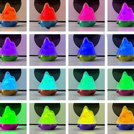 Lámpara de montaña LED 16 colores