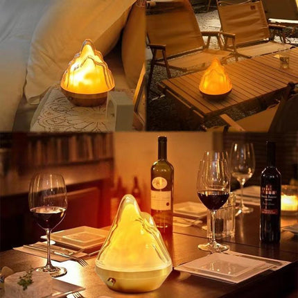 Lámpara de montaña LED 16 colores