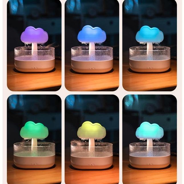 Lámpara nube LED con humidificador relajante