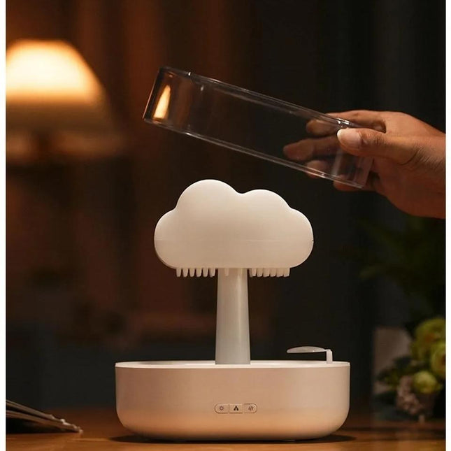 Lámpara nube LED con humidificador relajante