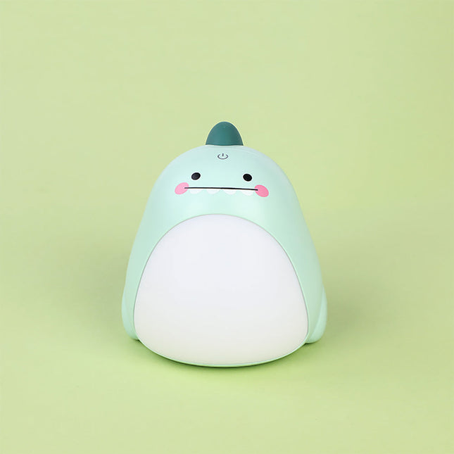 Luz de noche infantil dinosaurio verde