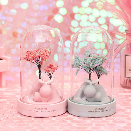 Luz de noche decorativa árbol rosa