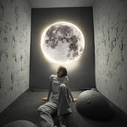Lámpara de pared LED forma luna