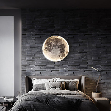 Lámpara de pared LED forma luna
