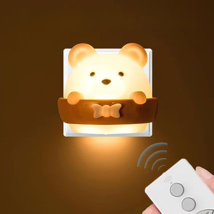 Luz quitamiedos osito recargable regulable