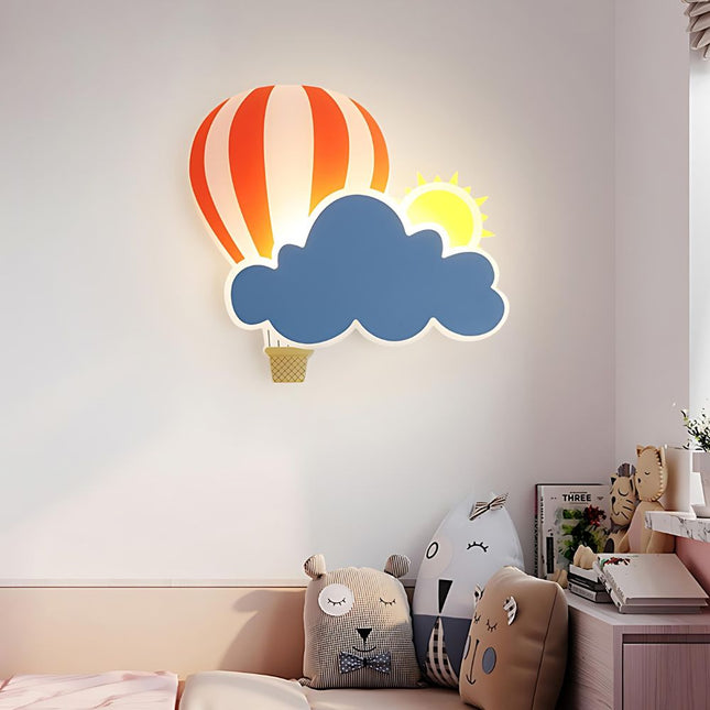 Lámpara de pared globo y nube