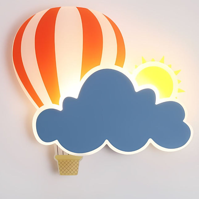 Lámpara de pared globo y nube