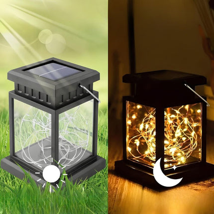 Lámpara solar portátil tipo farolillo