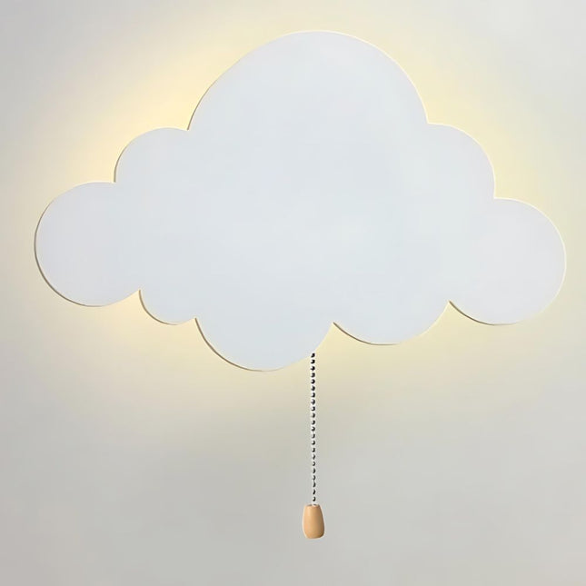 Aplique de pared infantil luna nube