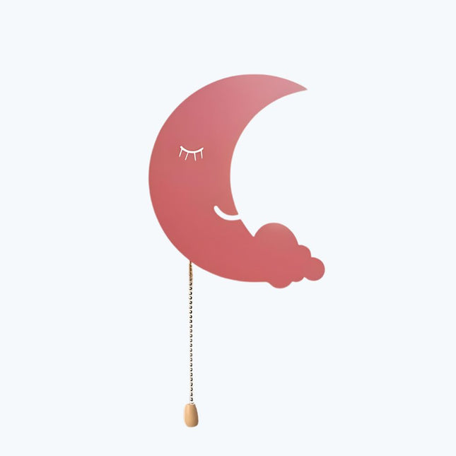 Aplique de pared infantil luna nube