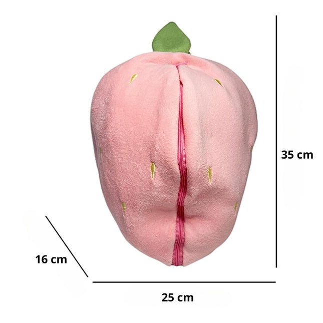 Peluche conejo reversible zanahoria con luz