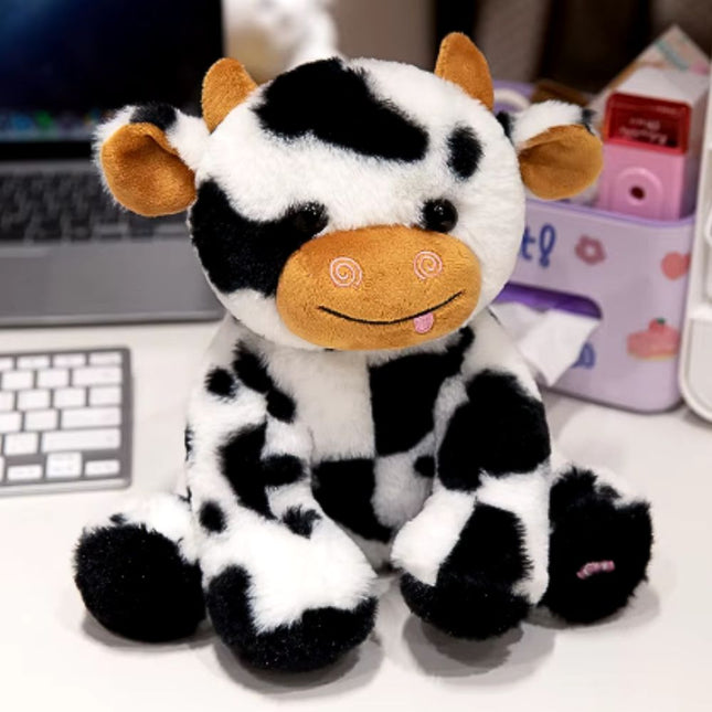 Peluche de vaca con luces LED