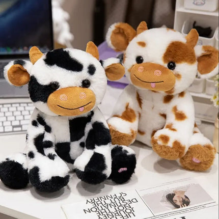 Peluche de vaca con luces LED