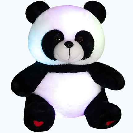 Peluche panda luminoso con luz quitamiedos