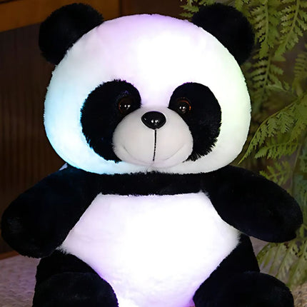 Peluche panda luminoso con luz quitamiedos