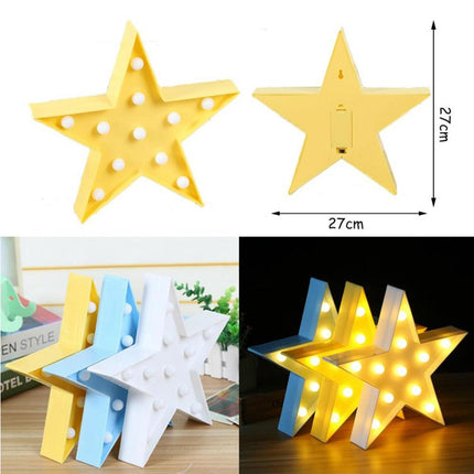 Lámpara decorativa de pared forma estrella