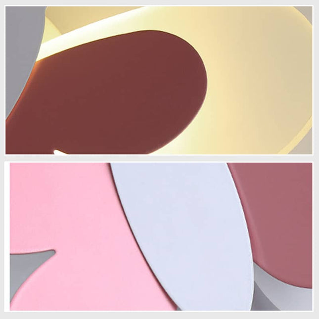 Aplique de pared infantil LED mariposa