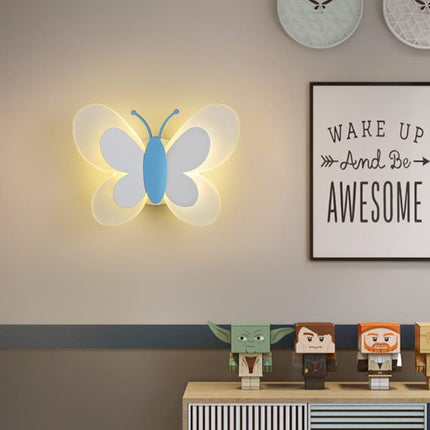 Aplique de pared infantil LED mariposa
