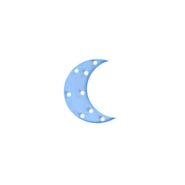 Lámpara decorativa de pared forma luna