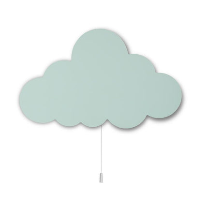 Aplique de pared infantil madera nube