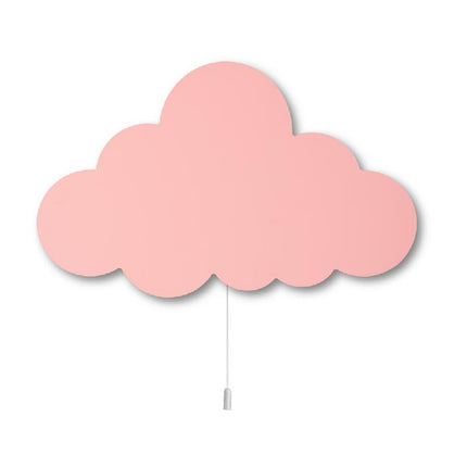Aplique de pared infantil madera nube