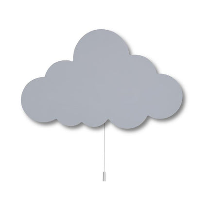 Aplique de pared infantil madera nube