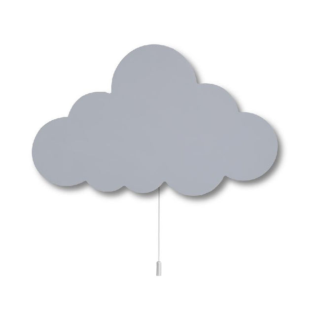 Aplique de pared infantil madera nube