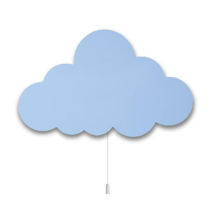 Aplique de pared infantil madera nube