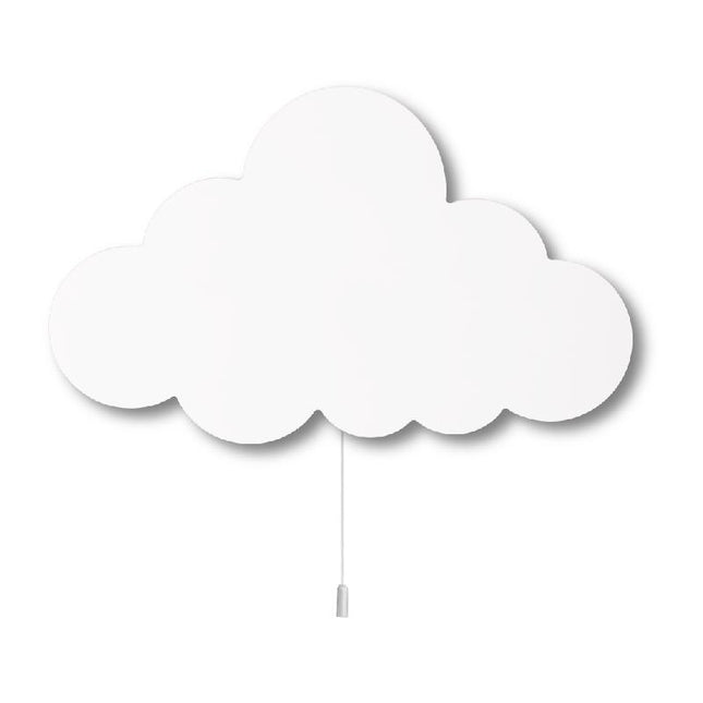 Aplique de pared infantil madera nube