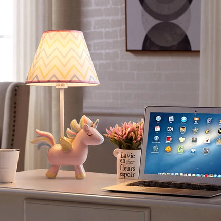 Lámpara de mesita infantil unicornio