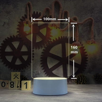 Pizarra de notas luminosa LED