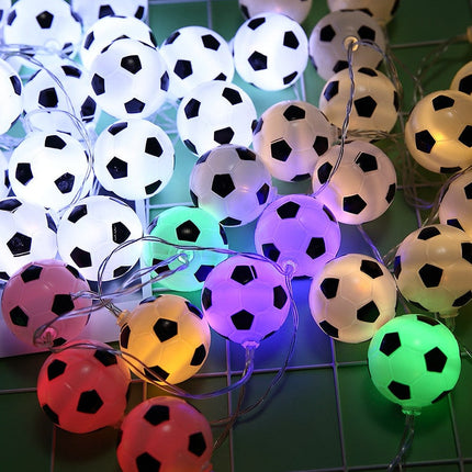Guirnalda de luces balones de fútbol