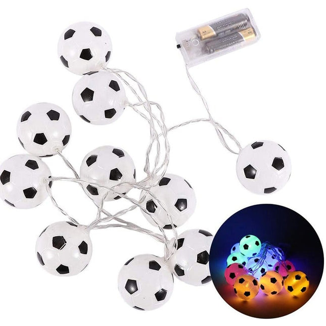Guirnalda de luces balones de fútbol