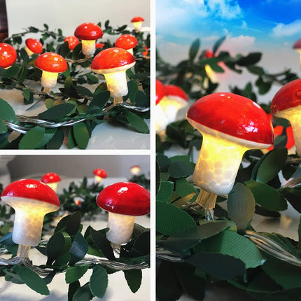 Guirnalda de luces LED setas infantil