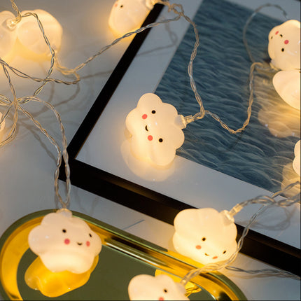 Guirnalda de luces LED nubes