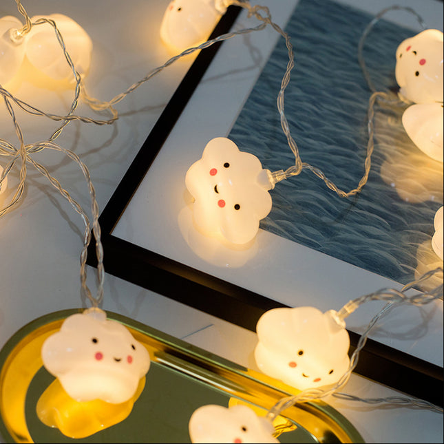 Guirnalda de luces LED nubes