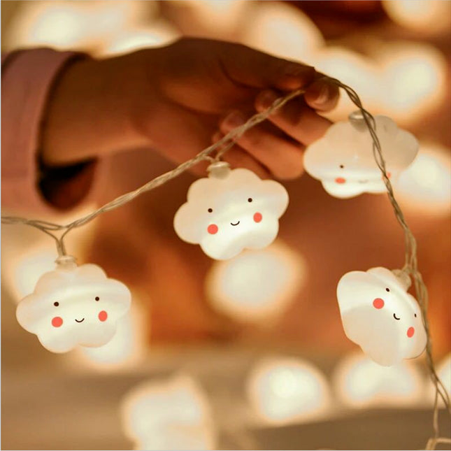Guirnalda de luces LED nubes