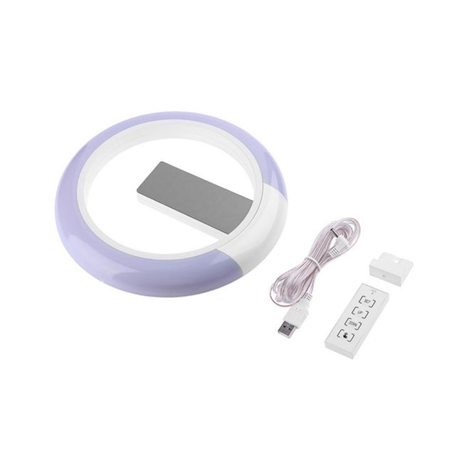 Reloj de pared digital con luz LED