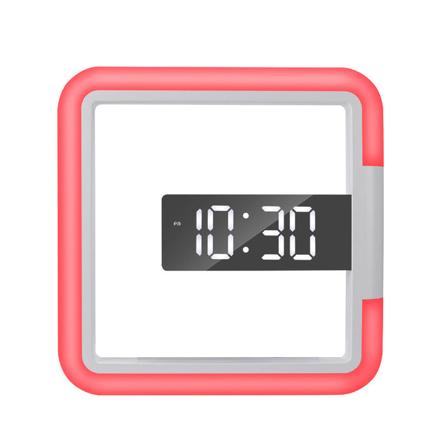 Reloj de pared digital con luz LED