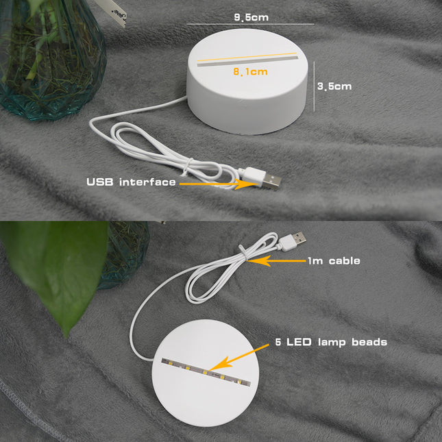 Kit DIY lámpara LED zorro manualidades