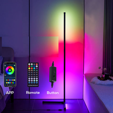 Lámpara de pie LED arcoíris